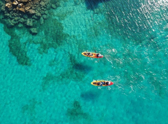 Kayaking in Adriatic Sea